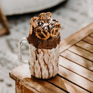 Nutella Pretzel Freakshake